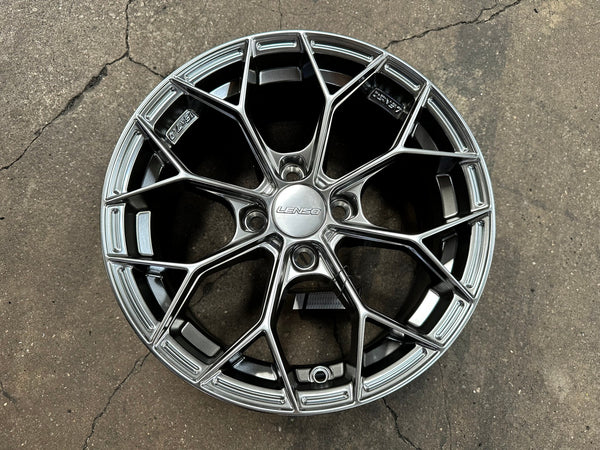 New 15X7 ET35 Lenso J1B Rim (4 wheel) Hyper Black 4X100
