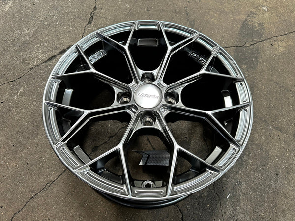 New 15X7 ET35 Lenso J1B Rim (4 wheel) Hyper Black 4X100