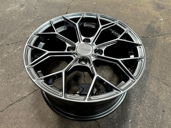 New 15X7 ET35 Lenso J1B Rim (4 wheel) Hyper Black 4X100