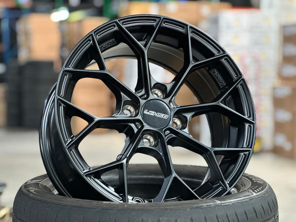 New 15X7 ET35 Lenso J1B Rim (4 wheel) Matt Black 4X100