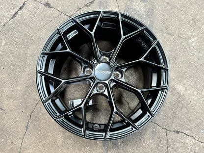 New 15X7 ET35 Lenso J1B Rim (4 wheel) Matt Black 4X100