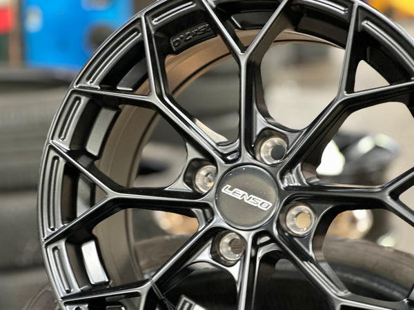 New 15X7 ET35 Lenso J1B Rim (4 wheel) Matt Black 4X100