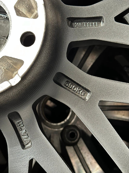 New 18X8.5 ET45 Mercedes Deisgn AMG A45 Rim (4 wheel) Matt Black 5X112