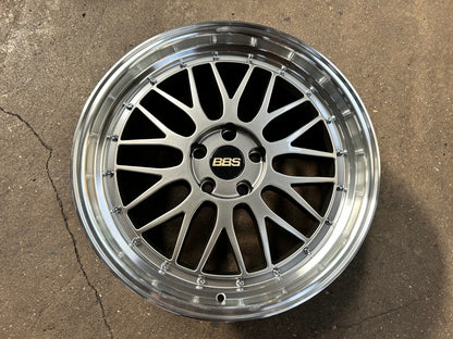 New 19X8.5 ET38 BBS LM Design Rim (4 wheel) Hyper Black 5X114.3