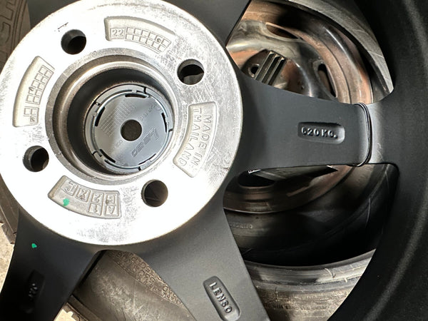 New 15X7 ET35 Lenso Jager Craft Rim (4 wheel) Matt Black 4X100