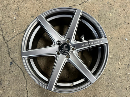 New 17X7.5 ET35 Lenso Jager Craft Rim (4 wheel) Matt Gunmetal 5X100