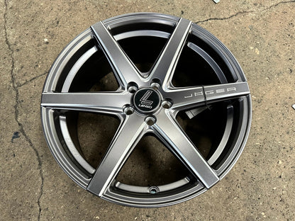 New 17X7.5 ET35 Lenso Jager Craft Rim (4 wheel) Matt Gunmetal 5X100