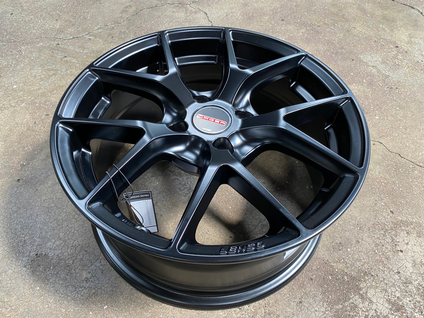 New 15X6.5 ET38 Lenso Jager Dyna Rim (4 wheel) Matt Black 4X100