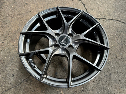 New 16X7 ET35 Lenso Jager Dyna Rim (4 wheel) Gloss Black 4X100