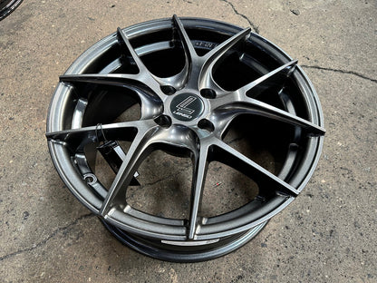 New 16X7 ET35 Lenso Jager Dyna Rim (4 wheel) Gloss Black 4X100