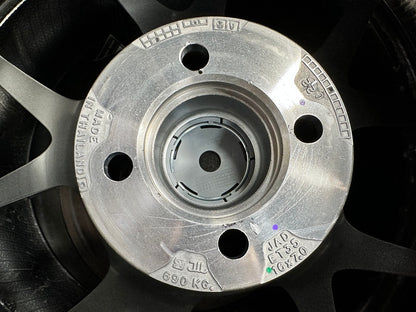 New 16X7 ET35 Lenso Jager Dyna Rim (4 wheel) Gloss Silver 4X100