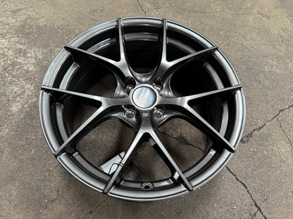New 17X7.5 ET35 Lenso Jager Dyna Rim (4 wheel) Gloss Black 4X100