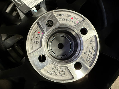 New 17X7.5 ET35 Lenso Jager Dyna Rim (4 wheel) Gloss Black 4X100