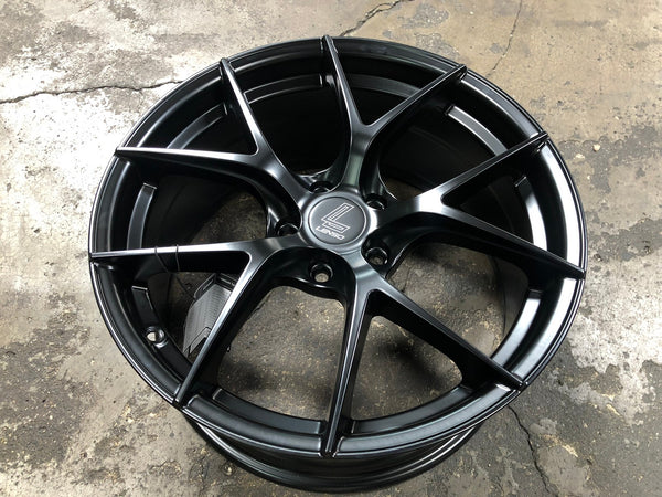 New 18X8.5 ET42 Lenso Jager Dyna Rim (4 wheel) Matt Black 5X108