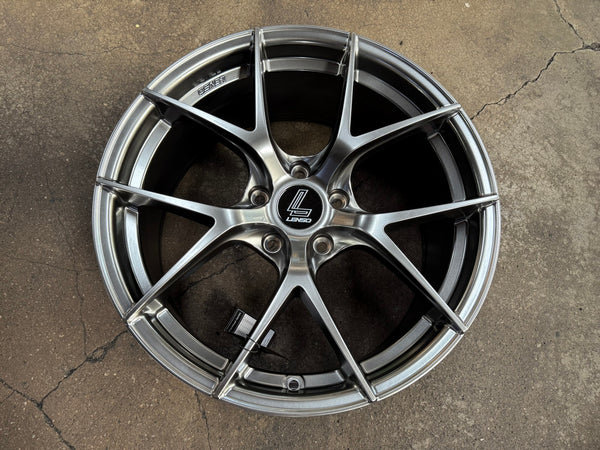 New 18X8.5 ET42 Lenso Jager Dyna Rim (4 wheel) Hyper Black 5X114.3