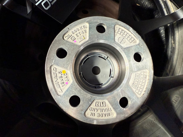 New 18X8.5 ET42 Lenso Jager Dyna Rim (4 wheel) Hyper Black 5X114.3