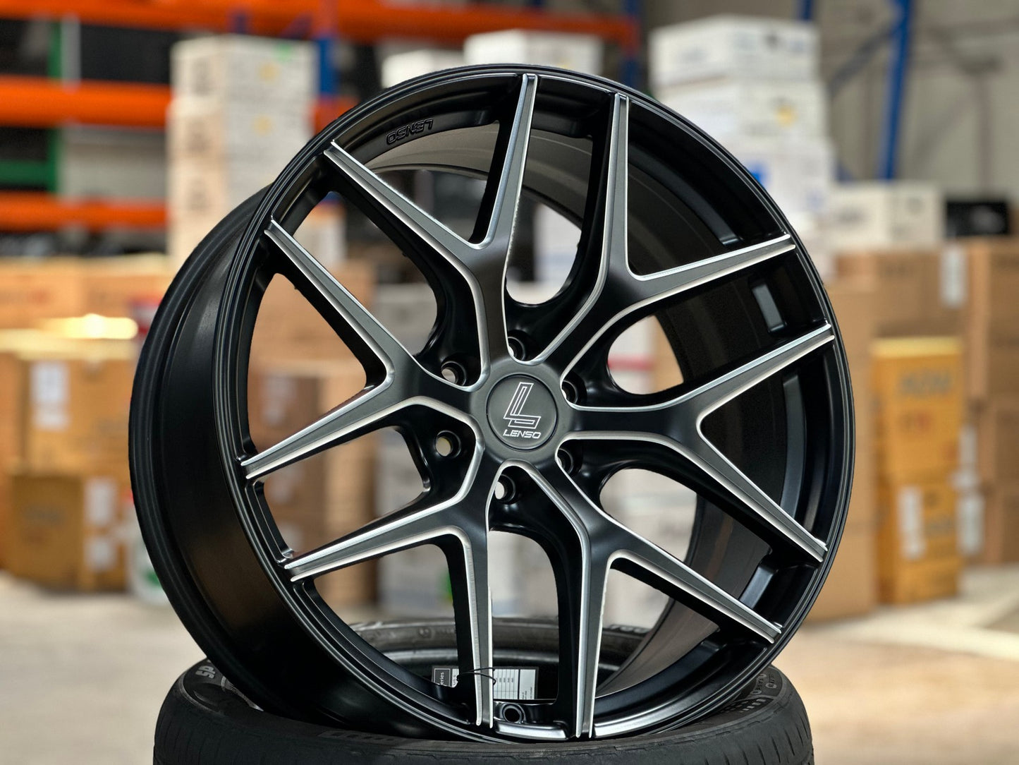 New 20X9 ET20 Lenso Jager Dyna Rim (4 wheel) Matt Black 5X114.3