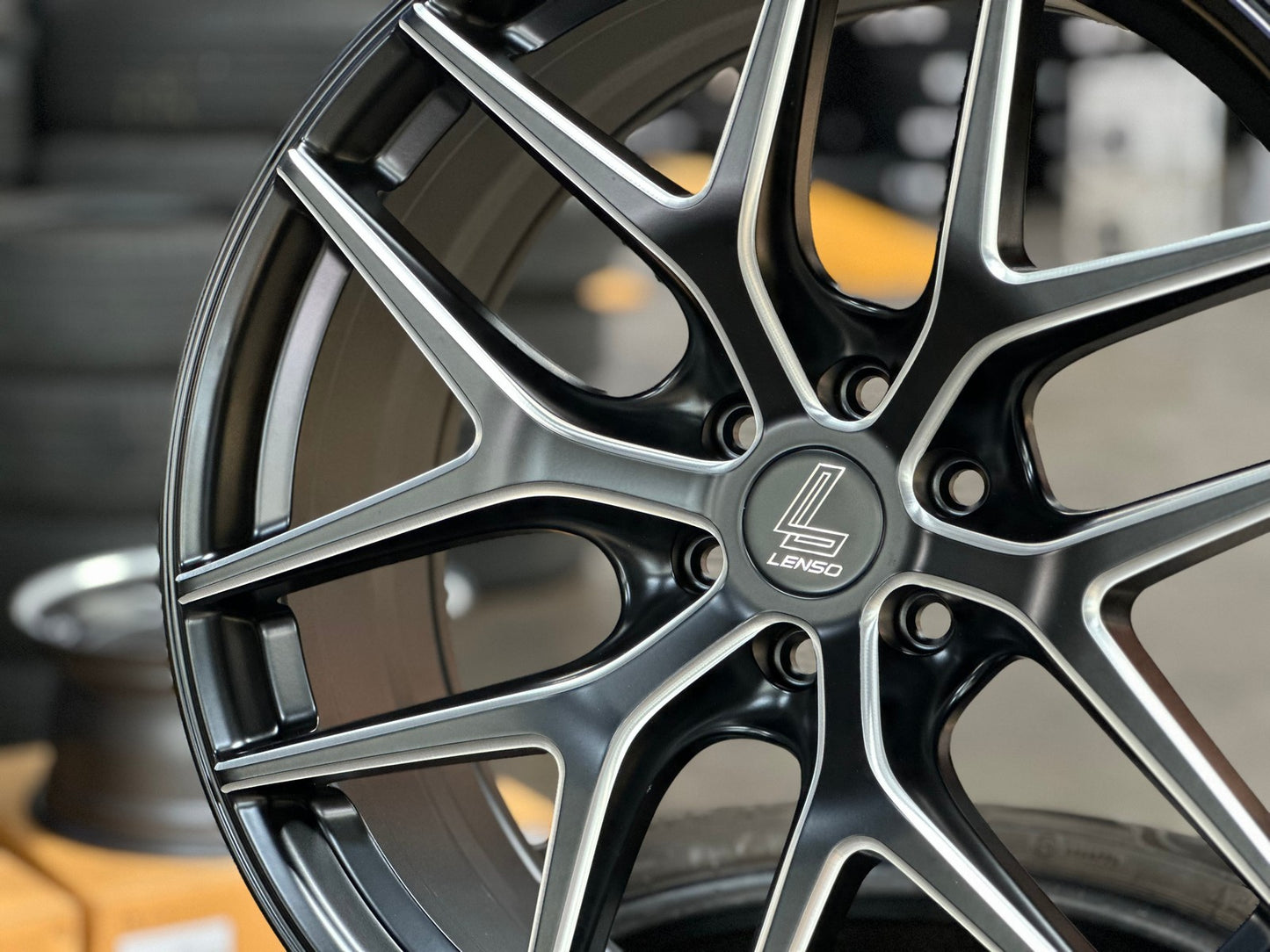 New 20X9 ET20 Lenso Jager Dyna Rim (4 wheel) Matt Black 5X114.3