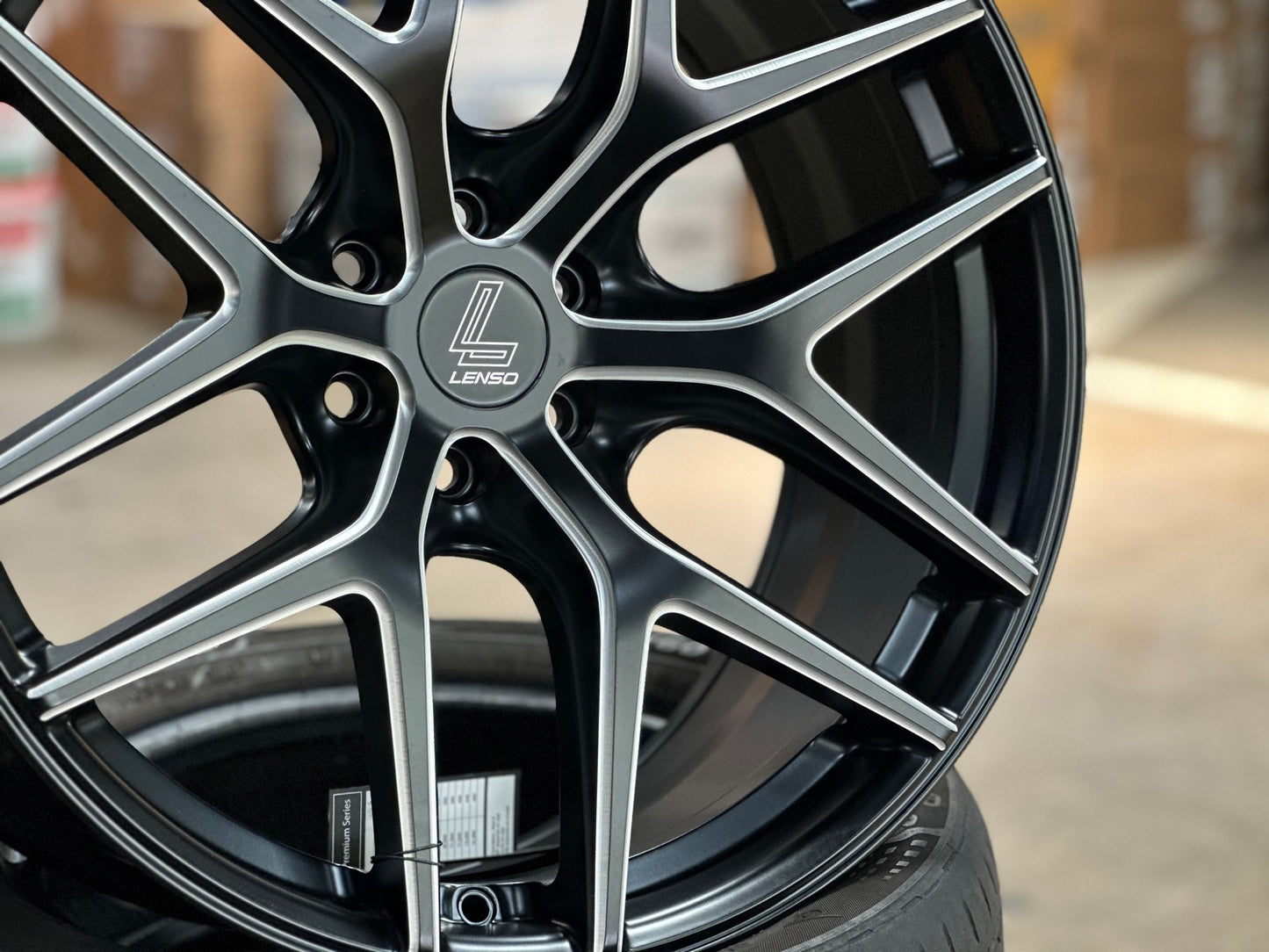 New 20X9 ET20 Lenso Jager Dyna Rim (4 wheel) Matt Black 5X114.3
