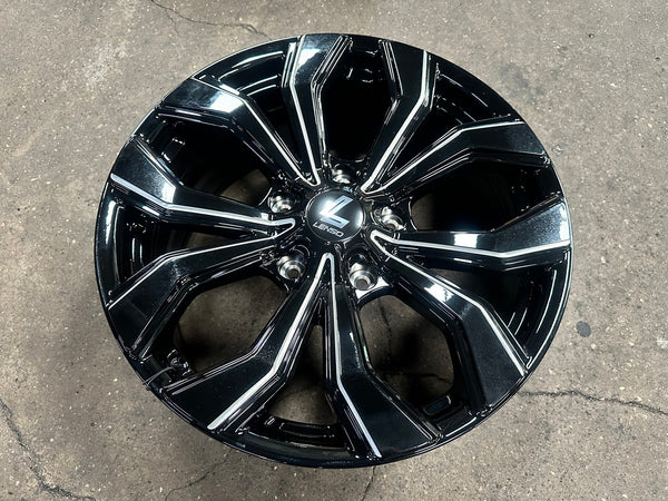 New 20X9 ET45 Lenso Jager Eclipse Rim (4 wheel) Gloss Black 5X150