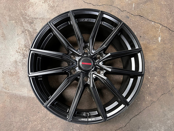 New 18X8.5 ET40 Lenso Jager Onix Rim (4 wheel) Matt Black 6X139.7