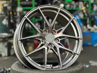 New 18X8.5 ET42 Lenso JD2 Rim (4 wheel) Matt Gunmetal 5X114.3