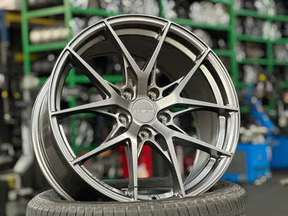 New 18X8.5 ET42 Lenso JD2 Rim (4 wheel) Matt Gunmetal 5X114.3