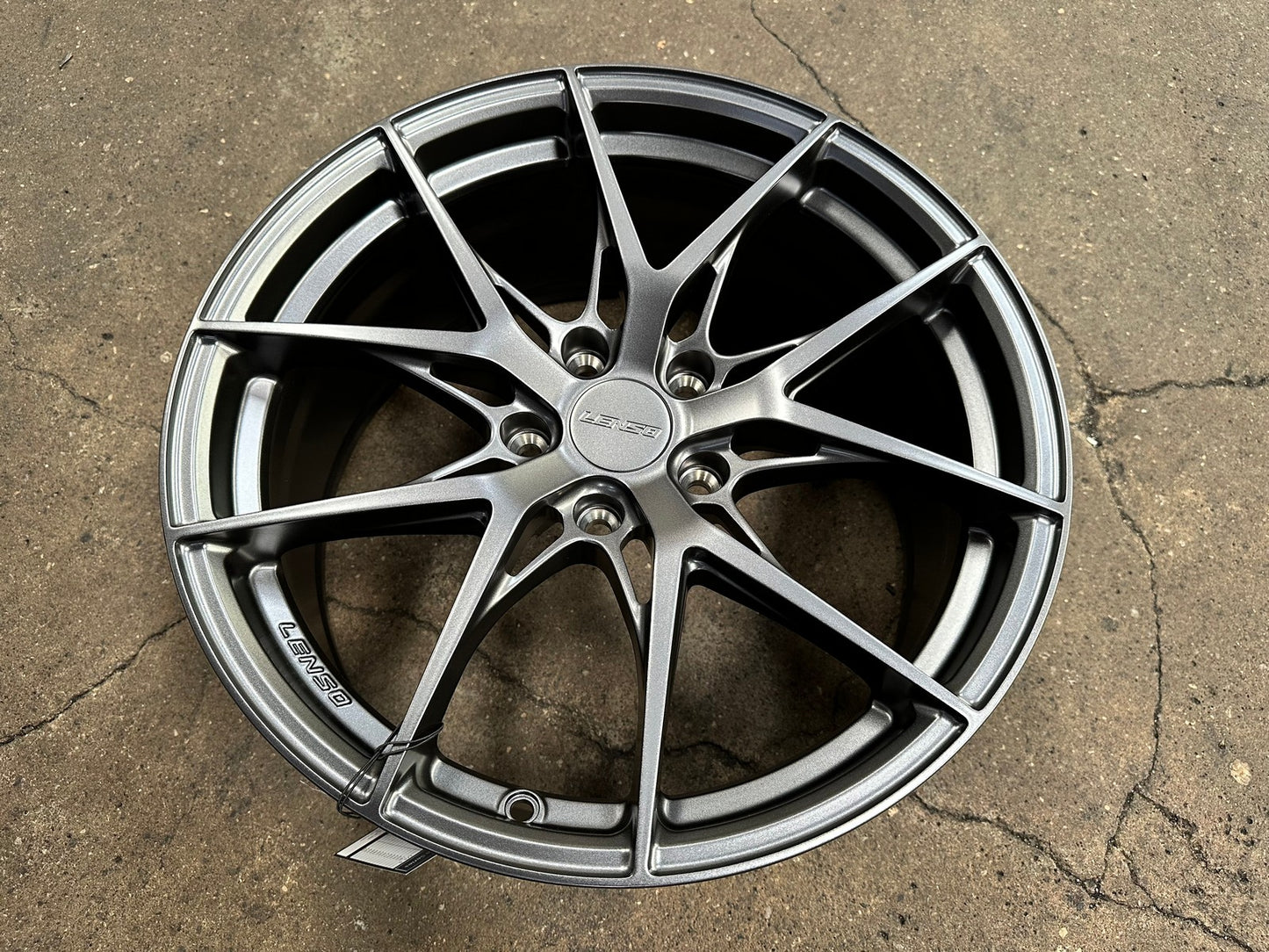 New 18X8.5 ET42 Lenso JD2 Rim (4 wheel) Matt Gunmetal 5X114.3