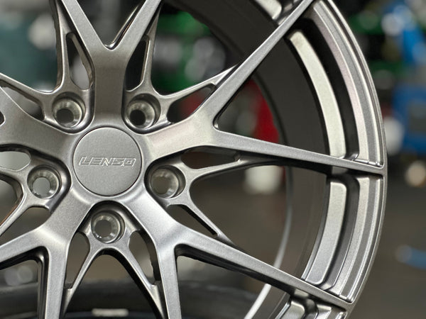 New 18X8.5 ET42 Lenso JD2 Rim (4 wheel) Matt Gunmetal 5X114.3