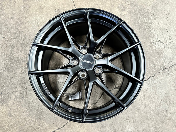 New 17X8 ET38 Lenso JD2 Dyna Rim (4 wheel) Matt Black 5X114.3