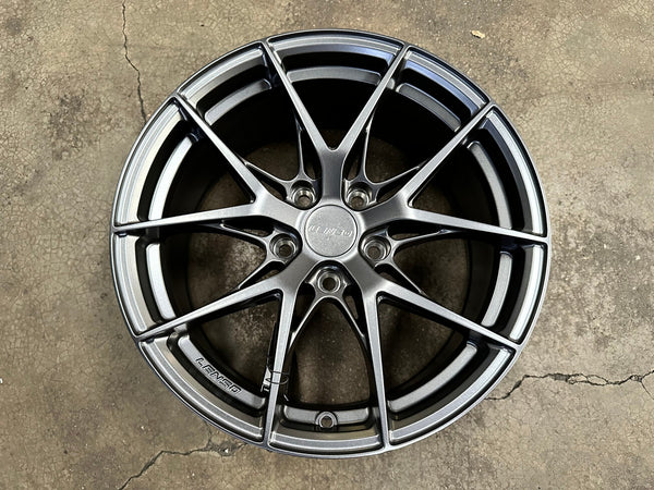 New 17X8 ET38 Lenso JD2 Dyna Rim (4 wheel) Matt Gunmetal 5X114.3