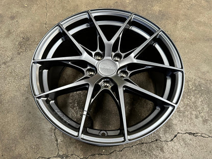 New 17X8 ET38 Lenso JD2 Dyna Rim (4 wheel) Matt Gunmetal 5X114.3