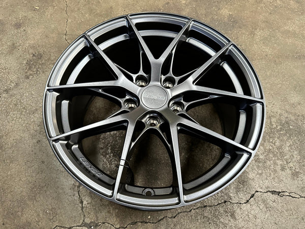 New 17X8 ET38 Lenso JD2 Dyna Rim (4 wheel) Matt Gunmetal 5X114.3