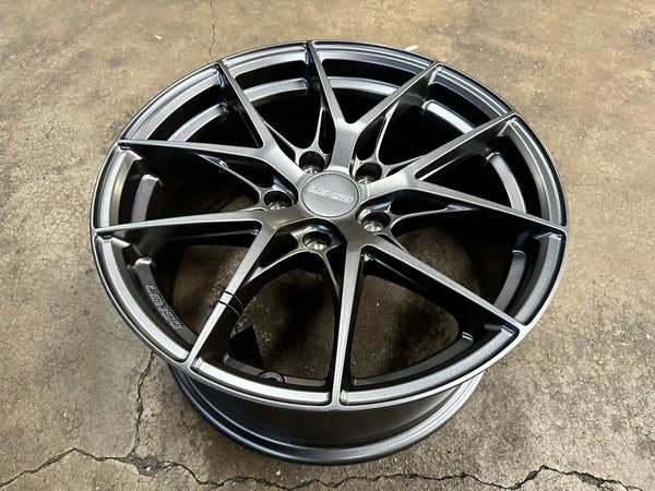 New 17X8 ET38 Lenso JD2 Dyna Rim (4 wheel) Matt Gunmetal 5X114.3