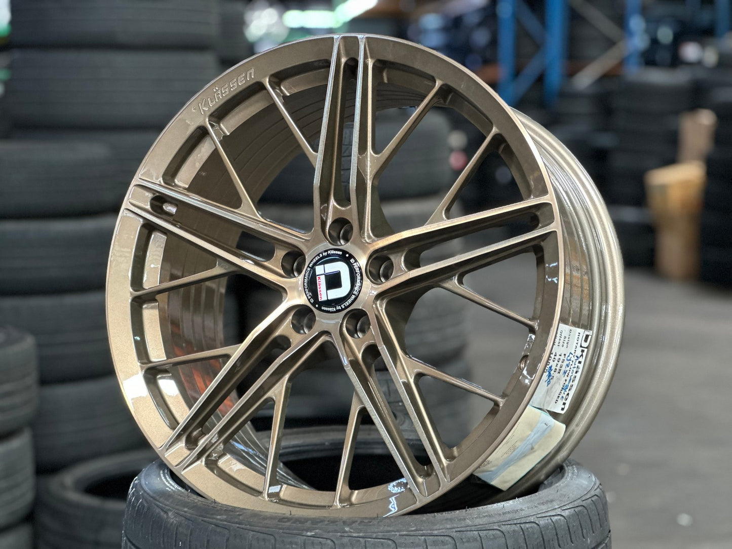 New 19X8.5 ET40 Klassen ID F53R Rim (4 wheel) Gloss Gunmetal 5X108