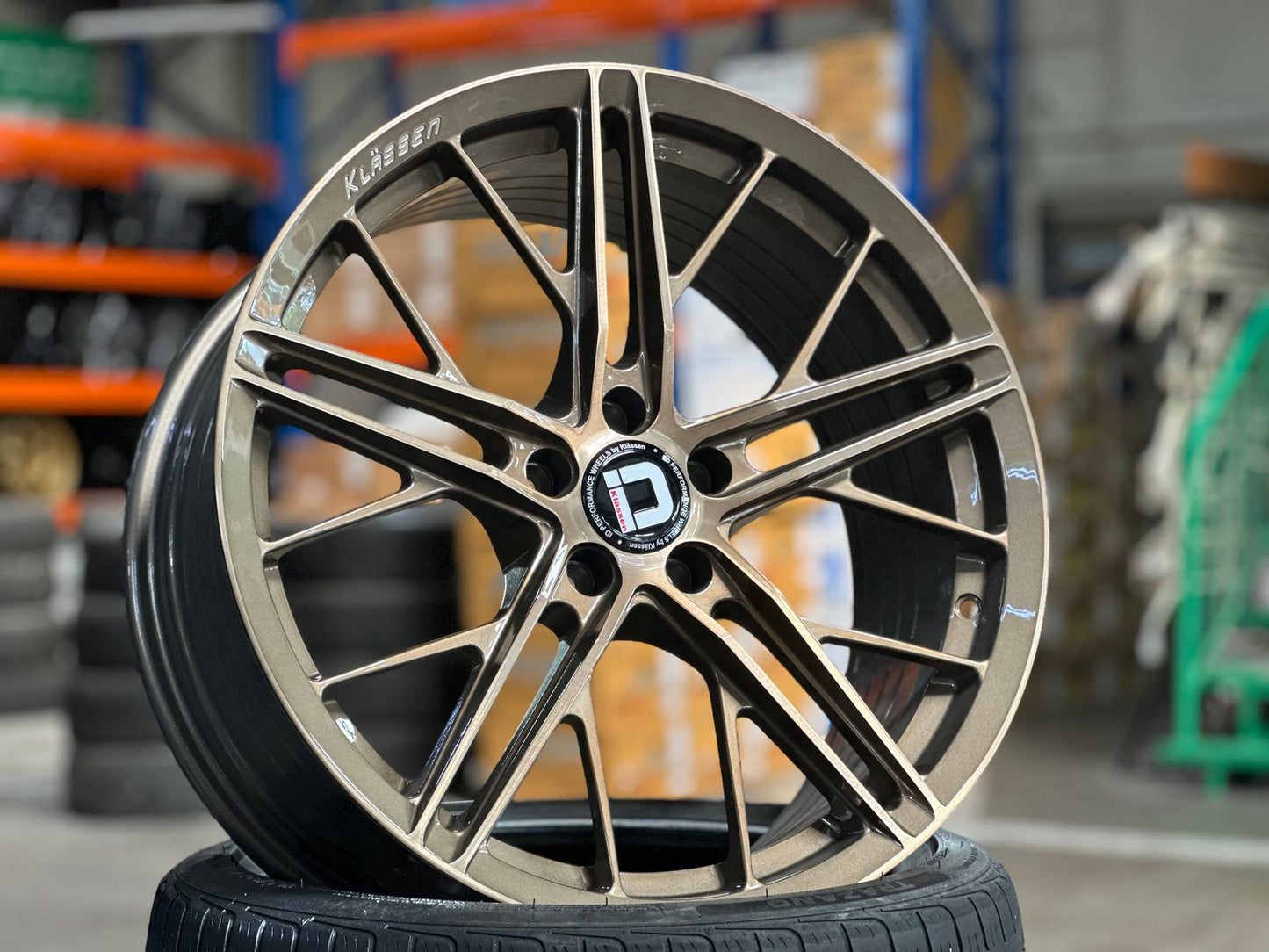 New 19X8.5 ET40 Klassen ID F53R Rim (4 wheel) Gloss Gunmetal 5X108