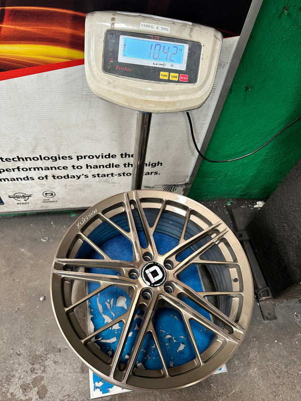 New 19X8.5 ET40 Klassen ID F53R Rim (4 wheel) Gloss Gunmetal 5X108