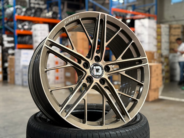 New 19X8.5 ET25 Klassen ID F53R Rim (4 wheel) Gloss Gunmetal 5X112