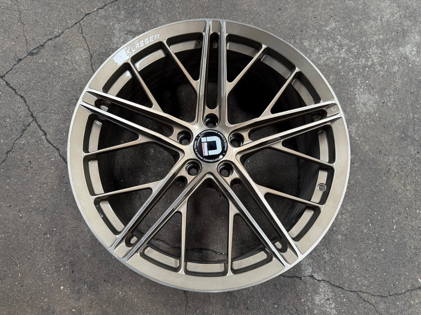 New 19X8.5 ET25 Klassen ID F53R Rim (4 wheel) Gloss Gunmetal 5X112