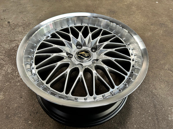 New 18X8.5 ET35 Work DesignRim (4 wheel) Hyper Black 5X120