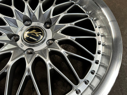 New 18X8.5 ET35 Work DesignRim (4 wheel) Hyper Black 5X120