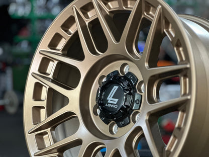 New 18X9 ET18 Lenso M1GRim (4 wheel) Matt Bronze 6X139.7