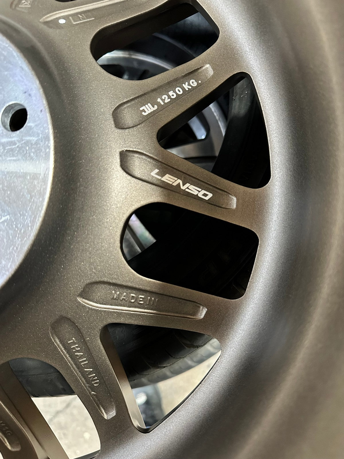 New 18X9 ET18 Lenso M1GRim (4 wheel) Matt Bronze 6X139.7