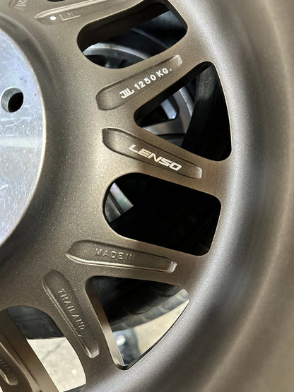 New 18X9 ET18 Lenso M1GRim (4 wheel) Matt Bronze 6X139.7