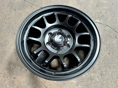 New 17X8.5 ET-6 Lenso M1J Rim (4 wheel) Matt Black 6X139.7
