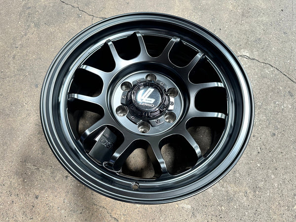 New 17X8.5 ET-6 Lenso M1J Rim (4 wheel) Matt Black 6X139.7