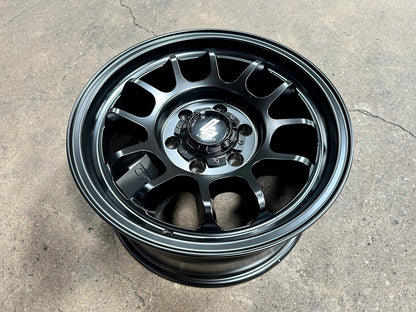 New 17X8.5 ET-6 Lenso M1J Rim (4 wheel) Matt Black 6X139.7