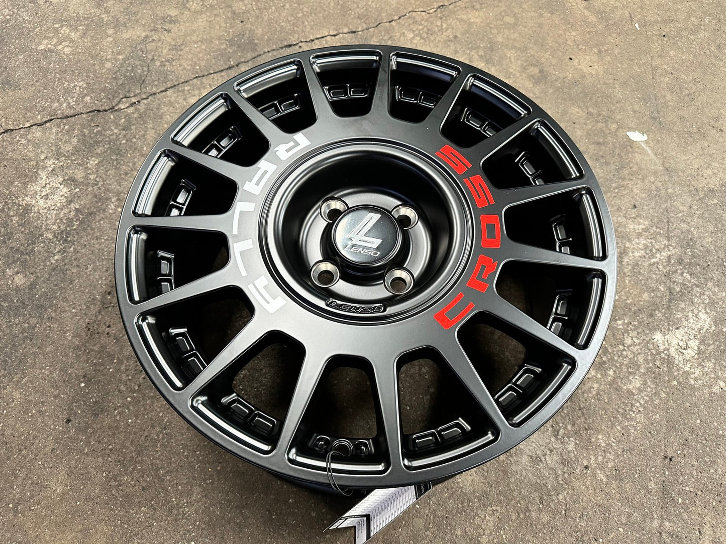 New 16X7 ET40 Lenso M1K Rim (4 wheel) Matt Black 4X100