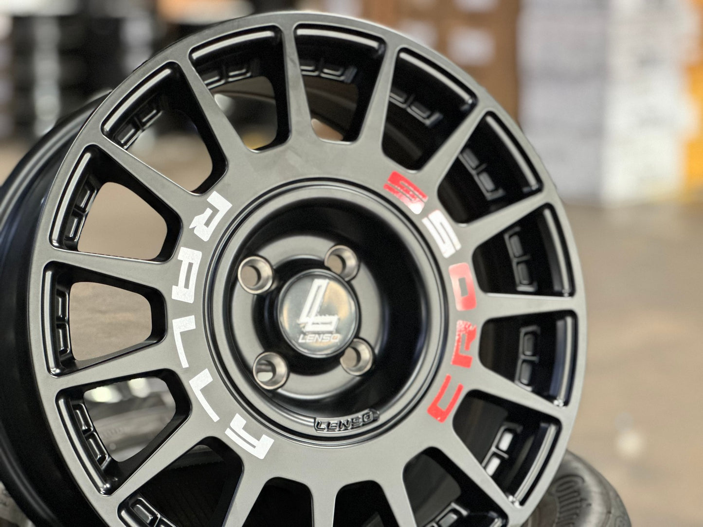 New 16X7 ET40 Lenso M1K Rim (4 wheel) Matt Black 4X100