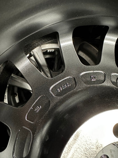 New 16X7 ET40 Lenso M1K Rim (4 wheel) Matt Black 4X100